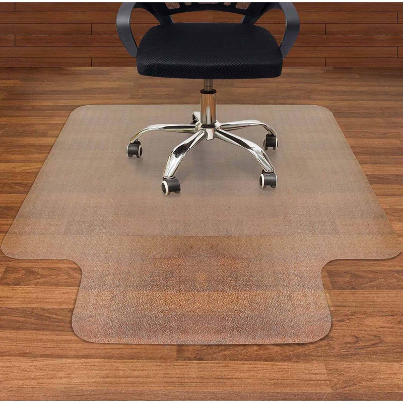 AiBOB Office Chair Mat for Hardwood Floor, 45 X 53 inches, Hard Floor Chair Mats Under Computer Desk, Easy Glide for Rolling Chairs, No Curling - Image 1